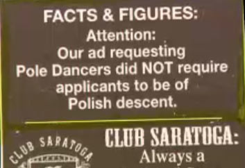 club saratogo ad club saratogo polish descent ad