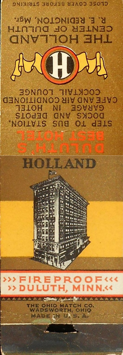 Holland Hotel in the Center of Duluth