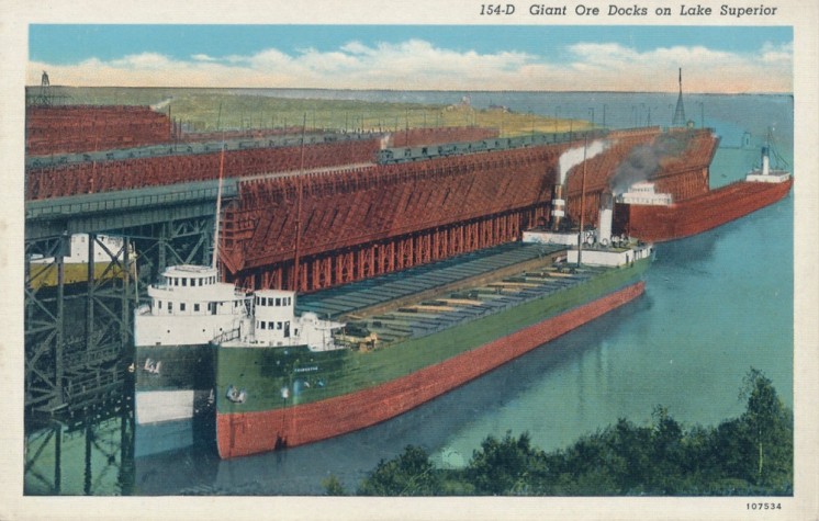 Giant Ore Docks on Lake Superior