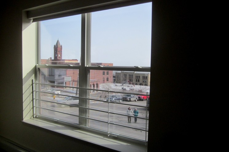 Steve O'Neil Apartments view out apartment window