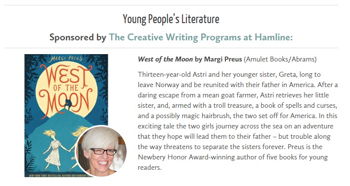 Margi Preus - Minnesota Book Award 2015