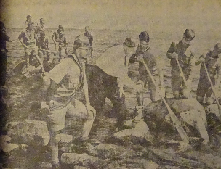 Scouts Train for Canoe Trip