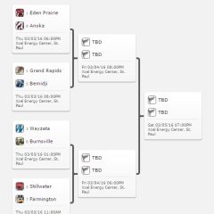 Class AA MN High Sshool Hockey Bracket