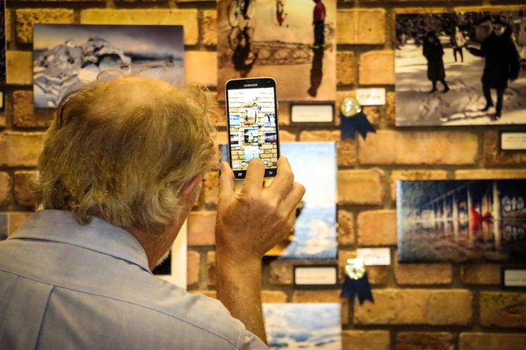 Cellphone photography inception! Photo by Ivy Vainio.
