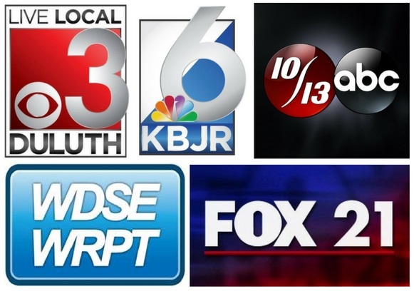 Duluth TV station logos